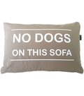 No dogs on this sofa