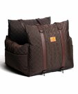 Dogs & Co autostoel Royal bruin quilt
