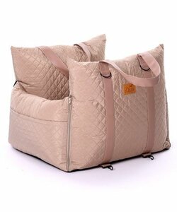 Dogs & Co autostoel Royal taupe quilt